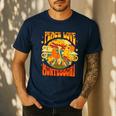 Montessori School Montessori Teacher Peace Love Montessori For Men Women Men's Casual T-Shirt Navy