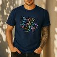 Music Education Matters Music Teacher Appreciation Women Men's Casual T-Shirt Navy Music Education Matters Music Teacher Appreciation Women Men's Casual T-Shirt Navy