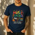 Music Teacher Music Sing Play Dance Choir Piano Men's Casual T-Shirt Navy Music Teacher Music Sing Play Dance Choir Piano Men's Casual T-Shirt Navy