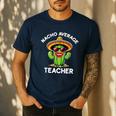 Nacho Average Teacher Sarcastic Women Teaching Men's Casual T-Shirt Navy Nacho Average Teacher Sarcastic Women Teaching Men's Casual T-Shirt Navy
