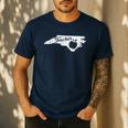 NC Red For Ed North Carolina Teacher Proud T-Shirt For Men Women Kids Men's Casual T-Shirt Navy