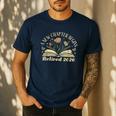 A New Chapter Begins Retired 2026 Teacher Retirement Men's Casual T-Shirt Navy A New Chapter Begins Retired 2026 Teacher Retirement Men's Casual T-Shirt Navy