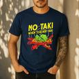 No Taki When Teacher Taki Education Classroom Teacher For Men Women Girls Kids Men's Casual T-Shirt Navy