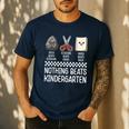 Nothing Beats Kindergarten Back To School Kids Teacher Men's Casual T-Shirt Navy