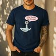 Oh Hello First Graders Cute Pigeon 1st Grade Teacher Men's Casual T-Shirt Navy Oh Hello First Graders Cute Pigeon 1st Grade Teacher Men's Casual T-Shirt Navy