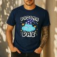 Pajama Day School Spirit Week Fun Cloud Teacher Student Men's Casual T-Shirt Navy