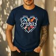 Para Heart Paraprofessional Teacher Paraeducator Men's Casual T-Shirt Navy Para Heart Paraprofessional Teacher Paraeducator Men's Casual T-Shirt Navy