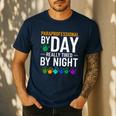 Paraprofessional Educator Teacher Para Classroom Assistant Men's Casual T-Shirt Navy