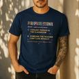 Paraprofessional Teacher Para Sped Ed Parapro Men's Casual T-Shirt Navy