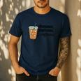 Phonemes Graphemes And Caffeine Coffee Teacher Appreciation Men's Casual T-Shirt Navy Phonemes Graphemes And Caffeine Coffee Teacher Appreciation Men's Casual T-Shirt Navy