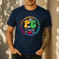 Physical Education PE Instructor Coach Teacher Gym Men's Casual T-Shirt Navy