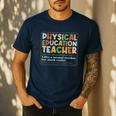 Physical Education Teacher In My PE Teacher Era For Men Women Kids Men's Casual T-Shirt Navy