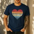 Pianist Retro Sunset Piano Keyboard Player Teacher Men's Casual T-Shirt Navy Pianist Retro Sunset Piano Keyboard Player Teacher Men's Casual T-Shirt Navy