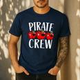 Pirate Crew Pirate Teacher Team Squad Talk Like A Pirate Day For Men Women Kids Men's Casual T-Shirt Navy Pirate Crew Pirate Teacher Team Squad Talk Like A Pirate Day For Men Women Kids Men's Casual T-Shirt Navy