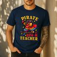 Pirate Pre-K Teacher Preschool Halloween Men's Casual T-Shirt Navy Pirate Pre-K Teacher Preschool Halloween Men's Casual T-Shirt Navy
