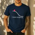 I Have Potential Energy Physics Science Teachers Men's Casual T-Shirt Navy I Have Potential Energy Physics Science Teachers Men's Casual T-Shirt Navy