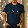 I Had Potential Physics Science Physics Teachers Students Men's Casual T-Shirt Navy