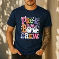 Pre-K Boo Crew Pre-K Teacher Student Kids Halloween Men's Casual T-Shirt Navy Pre-K Boo Crew Pre-K Teacher Student Kids Halloween Men's Casual T-Shirt Navy