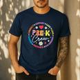 Pre-K Crew 1st Day Of School Preschool Teacher Men's Casual T-Shirt Navy