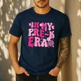 In My Pre-K Era Teachers Women Back To School Kids Girls Men's Casual T-Shirt Navy In My Pre-K Era Teachers Women Back To School Kids Girls Men's Casual T-Shirt Navy