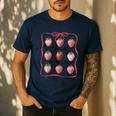 Pre K Is My Jam Teacher Team Crew Preschool Cute Strawberry Men's Casual T-Shirt Navy