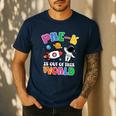 Pre-K Student Teacher Astronaut Space Back To School Men's Casual T-Shirt Navy Pre-K Student Teacher Astronaut Space Back To School Men's Casual T-Shirt Navy