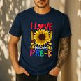 Pre School Teacher Pre-K Teacher Men's Casual T-Shirt Navy