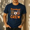 Preschool Boo Crew Halloween Teachers Students Costume Men's Casual T-Shirt Navy Preschool Boo Crew Halloween Teachers Students Costume Men's Casual T-Shirt Navy