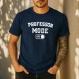 Professor Mode On Academic Educator Teacher Men's Casual T-Shirt Navy Professor Mode On Academic Educator Teacher Men's Casual T-Shirt Navy