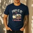 Prove It Reading Teacher Text Evidence Book Lover Student Men's Casual T-Shirt Navy Prove It Reading Teacher Text Evidence Book Lover Student Men's Casual T-Shirt Navy