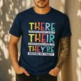 There Their They’Re Grammar Joke For English Teacher Student Men's Casual T-Shirt Navy There Their They’Re Grammar Joke For English Teacher Student Men's Casual T-Shirt Navy