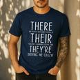 There Are People Who Didn't Listen To Their Teachers Grammar Men's Casual T-Shirt Navy There Are People Who Didn't Listen To Their Teachers Grammar Men's Casual T-Shirt Navy