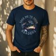 Take Reading English Teacher Library Alien Space T-S Tie Dye Men's Casual T-Shirt Navy