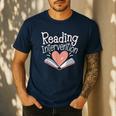 Reading Intervention Teacher Men's Casual T-Shirt Navy Reading Intervention Teacher Men's Casual T-Shirt Navy