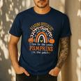 Reading Specialist Halloween Reading Teacher For Men Women Men's Casual T-Shirt Navy