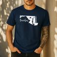Red For Ed Maryland Teacher Public Education Men's Casual T-Shirt Navy Red For Ed Maryland Teacher Public Education Men's Casual T-Shirt Navy