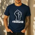 Red For Ed Teacher Fist North Carolina RedforEd Shirts Men's Casual T-Shirt Navy Red For Ed Teacher Fist North Carolina RedforEd Shirts Men's Casual T-Shirt Navy