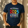 Retirement Class Of 2025 Teacher Countdown Loading Teacher Men's Casual T-Shirt Navy