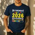 Retirement Primary Elementary Teacher 2026 Retiring Progress Men's Casual T-Shirt Navy Retirement Primary Elementary Teacher 2026 Retiring Progress Men's Casual T-Shirt Navy