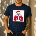 Retro All Done Christmas Special Ed Teacher Team Santa Women Men's Casual T-Shirt Navy Retro All Done Christmas Special Ed Teacher Team Santa Women Men's Casual T-Shirt Navy