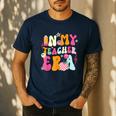 Retro Groovy In My Teaching Era Best Teacher Appreciation Men's Casual T-Shirt Navy Retro Groovy In My Teaching Era Best Teacher Appreciation Men's Casual T-Shirt Navy