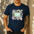 Retro Hooray It's Art Day Art Teacher Back To School Women Men's Casual T-Shirt Navy Retro Hooray It's Art Day Art Teacher Back To School Women Men's Casual T-Shirt Navy