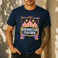 Ringmaster Teacher Circus Party Ringmaster Carnival Men's Casual T-Shirt Navy