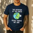 Rotation Of The Earth Makes My Day Science Teacher Earth Day Men's Casual T-Shirt Navy Rotation Of The Earth Makes My Day Science Teacher Earth Day Men's Casual T-Shirt Navy