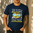 School Bus Driver Life Last Day Of School Teacher Kids Men's Casual T-Shirt Navy