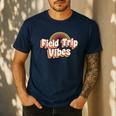 School Bus Trip Vibes Students Teachers Students Field Trip For Men Women Kids Men's Casual T-Shirt Navy School Bus Trip Vibes Students Teachers Students Field Trip For Men Women Kids Men's Casual T-Shirt Navy