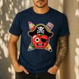 School International Talk Like A Pirate Day Pirate Teacher Men's Casual T-Shirt Navy School International Talk Like A Pirate Day Pirate Teacher Men's Casual T-Shirt Navy