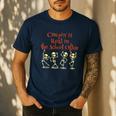School Office Clerk Creepin' It Real HALLOWEEN Teacher Shirt Men's Casual T-Shirt Navy School Office Clerk Creepin' It Real HALLOWEEN Teacher Shirt Men's Casual T-Shirt Navy
