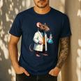 Science Rat Lab Science Scientist Mouse Teacher Chemistry Men's Casual T-Shirt Navy Science Rat Lab Science Scientist Mouse Teacher Chemistry Men's Casual T-Shirt Navy