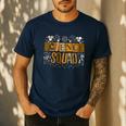 Science Squad Teacher STEM Chemistry Biology Physics Men's Casual T-Shirt Navy